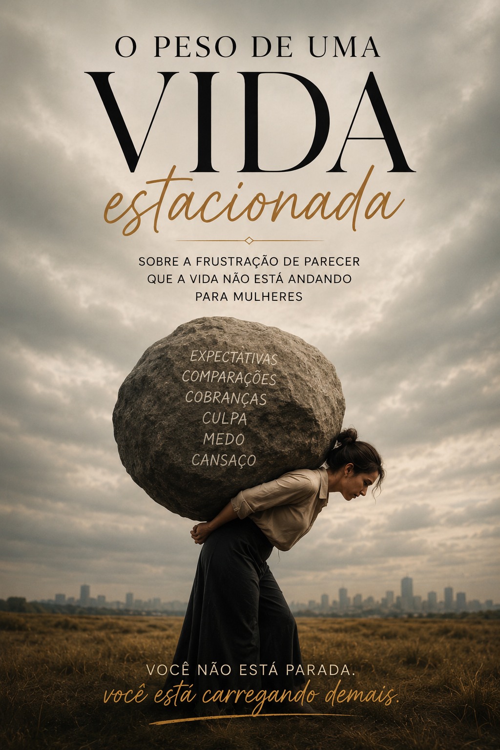 Capa do livro O Peso de Uma Vida Estacionada